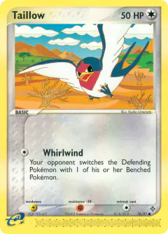 Taillow 76/97 Common card from Dragon