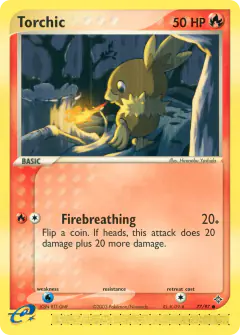 Torchic 77/97 Common card from Dragon