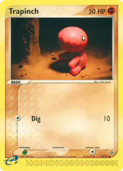 Trapinch 78/97 Common card from Dragon