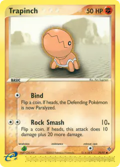 Trapinch 79/97 Common card from Dragon