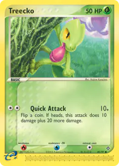 Treecko 80/97 Common card from Dragon