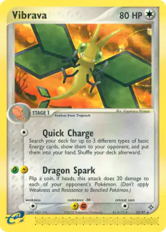 Vibrava 22/97 Rare card from Dragon