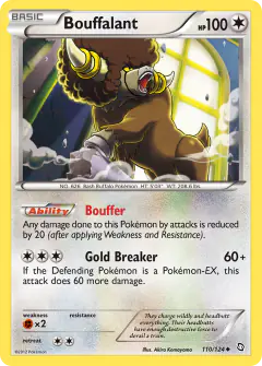 Bouffalant 110/124 Uncommon card from Dragons Exalted