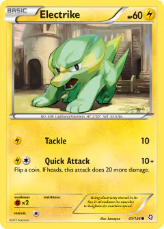 Electrike 41/124 Common card from Dragons Exalted