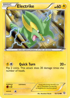 Electrike 42/124 Common card from Dragons Exalted