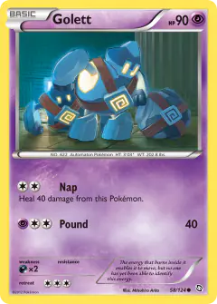 Golett 58/124 Common card from Dragons Exalted