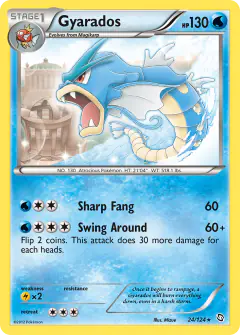 Gyarados 24/124 Rare card from Dragons Exalted