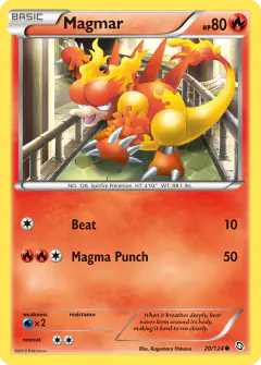 Magmar 20/124 Common card from Dragons Exalted
