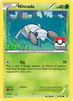 Nincada 10/124 Common card from Dragons Exalted