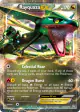 Rayquaza-EX 85/124 Rare Holo EX card from Dragons Exalted
