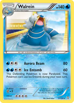 Walrein 31/124 Rare card from Dragons Exalted