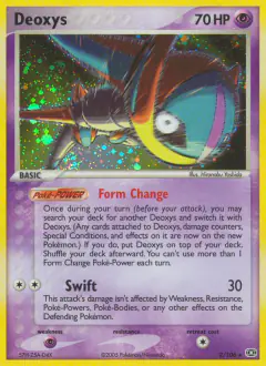 Deoxys 2/106 Rare Holo card from Emerald