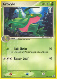Grovyle 28/106 Uncommon card from Emerald