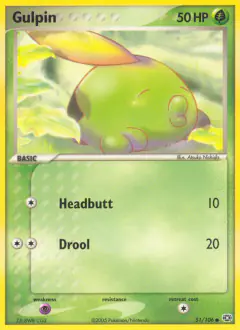Gulpin 51/106 Common card from Emerald