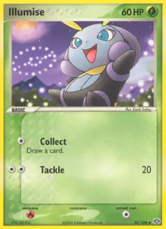 Illumise 32/106 Uncommon card from Emerald