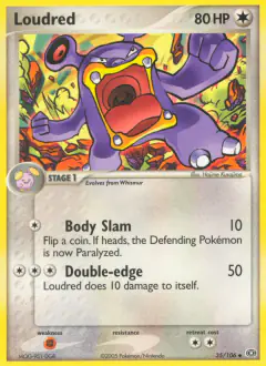 Loudred 35/106 Uncommon card from Emerald