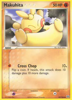 Makuhita 54/106 Common card from Emerald
