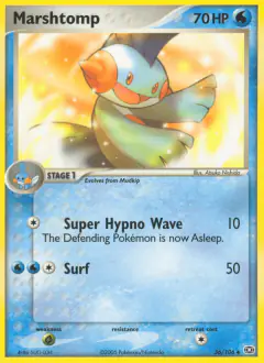 Marshtomp 36/106 Uncommon card from Emerald