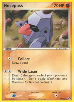 Nosepass 17/106 Rare card from Emerald
