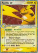 Raichu ex 97/106 Rare Holo EX card from Emerald