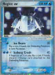Regice ex 98/106 Rare Holo EX card from Emerald