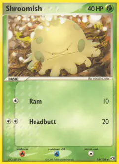 Shroomish 63/106 Common card from Emerald