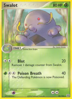 Swalot 40/106 Uncommon card from Emerald