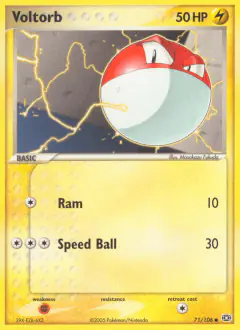 Voltorb 71/106 Common card from Emerald
