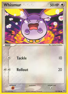 Whismur 73/106 Common card from Emerald