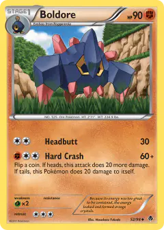 Boldore 52/98 Uncommon card from Emerging Powers