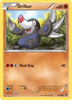 Drilbur 55/98 Common card from Emerging Powers