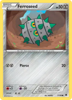 Ferroseed 71/98 Common card from Emerging Powers