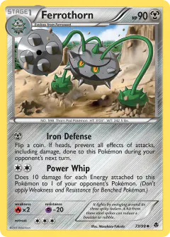 Ferrothorn 73/98 Uncommon card from Emerging Powers