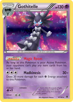 Gothitelle 47/98 Rare Holo card from Emerging Powers