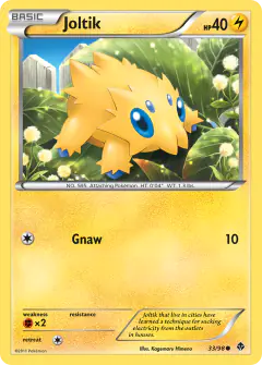 Joltik 33/98 Common card from Emerging Powers