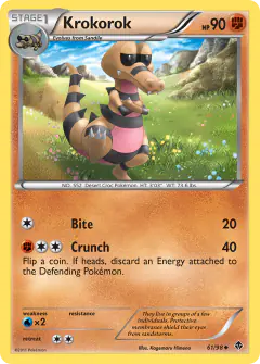 Krokorok 61/98 Uncommon card from Emerging Powers