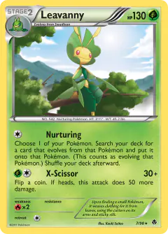 Leavanny 7/98 Rare card from Emerging Powers