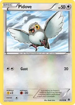Pidove 80/98 Common card from Emerging Powers