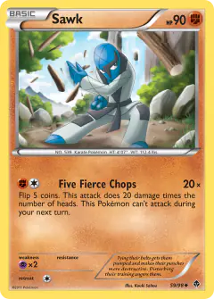 Sawk 59/98 Uncommon card from Emerging Powers