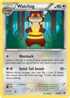Watchog 79/98 Uncommon card from Emerging Powers