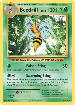 Beedrill 7/108 Rare card from Evolutions