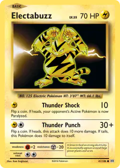 Electabuzz 41/108 Common card from Evolutions