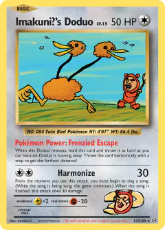 Imakuni?'s Doduo 112/108 Rare Secret card from Evolutions