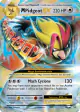 M Pidgeot-EX 65/108 Rare Holo EX card from Evolutions