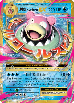 M Slowbro-EX 27/108 Rare Holo EX card from Evolutions