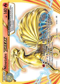 Ninetales BREAK 16/108 Rare BREAK card from Evolutions