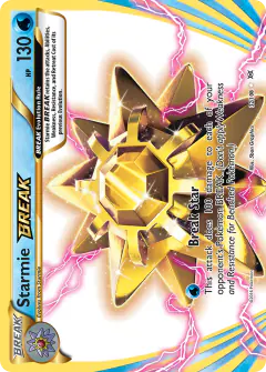 Starmie BREAK 32/108 Rare BREAK card from Evolutions