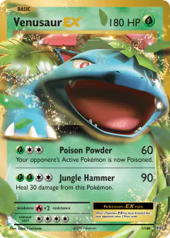 Venusaur-EX 1/108 Rare Holo EX card from Evolutions