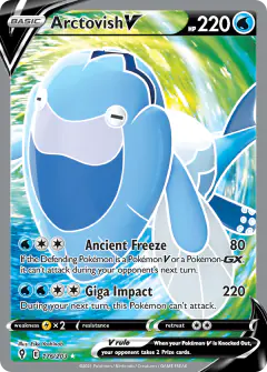 Arctovish V 176/203 Rare Ultra card from Evolving Skies