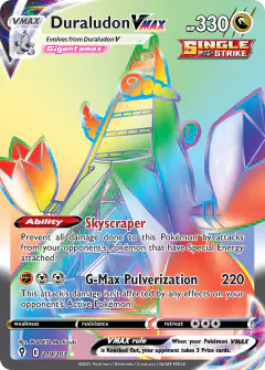 Duraludon VMAX 219/203 Rare Rainbow card from Evolving Skies